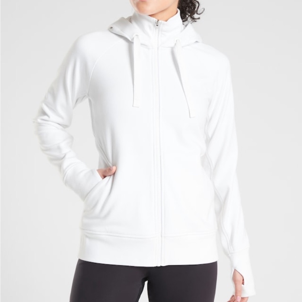 Athleta Triumph Hoodie Like New White